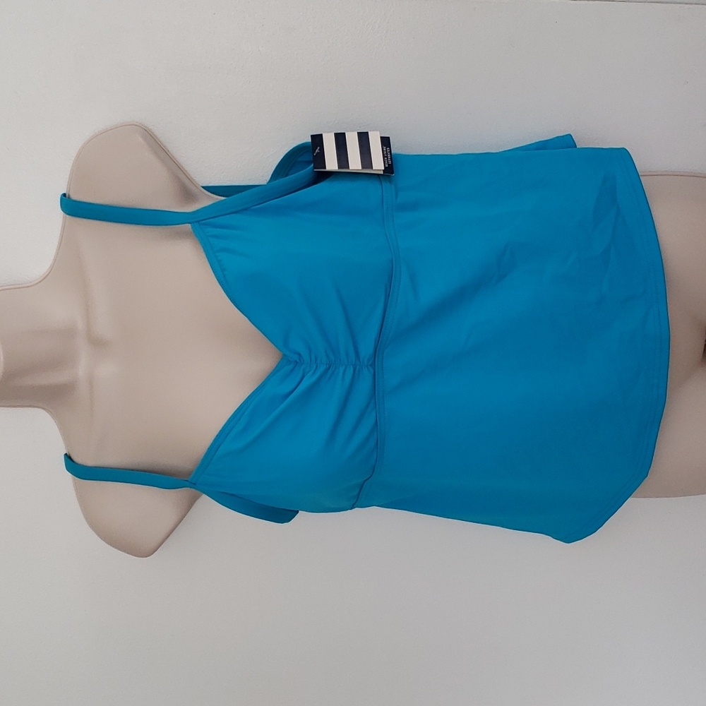 NWT Lands' End Tankini Top Size 16